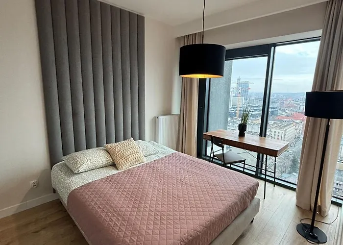 Panorama View Апартаменты Катовице
